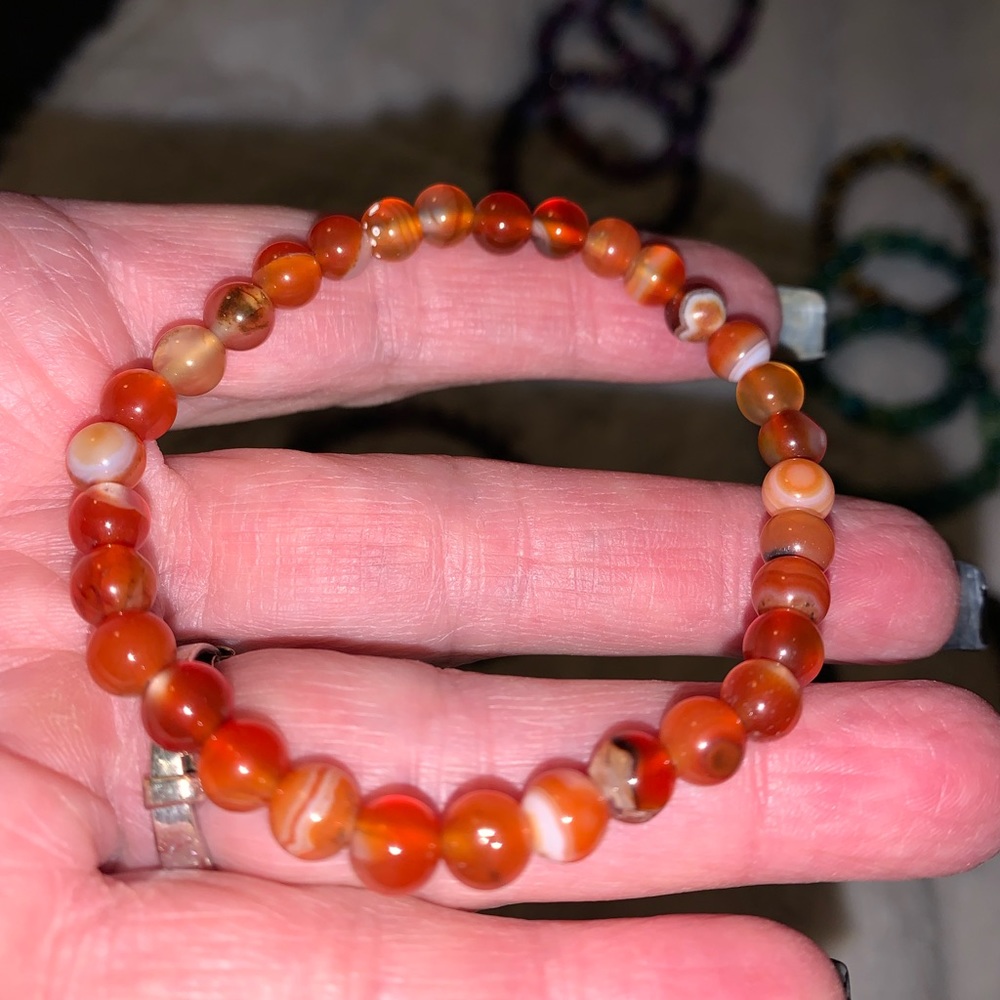 Orange agate